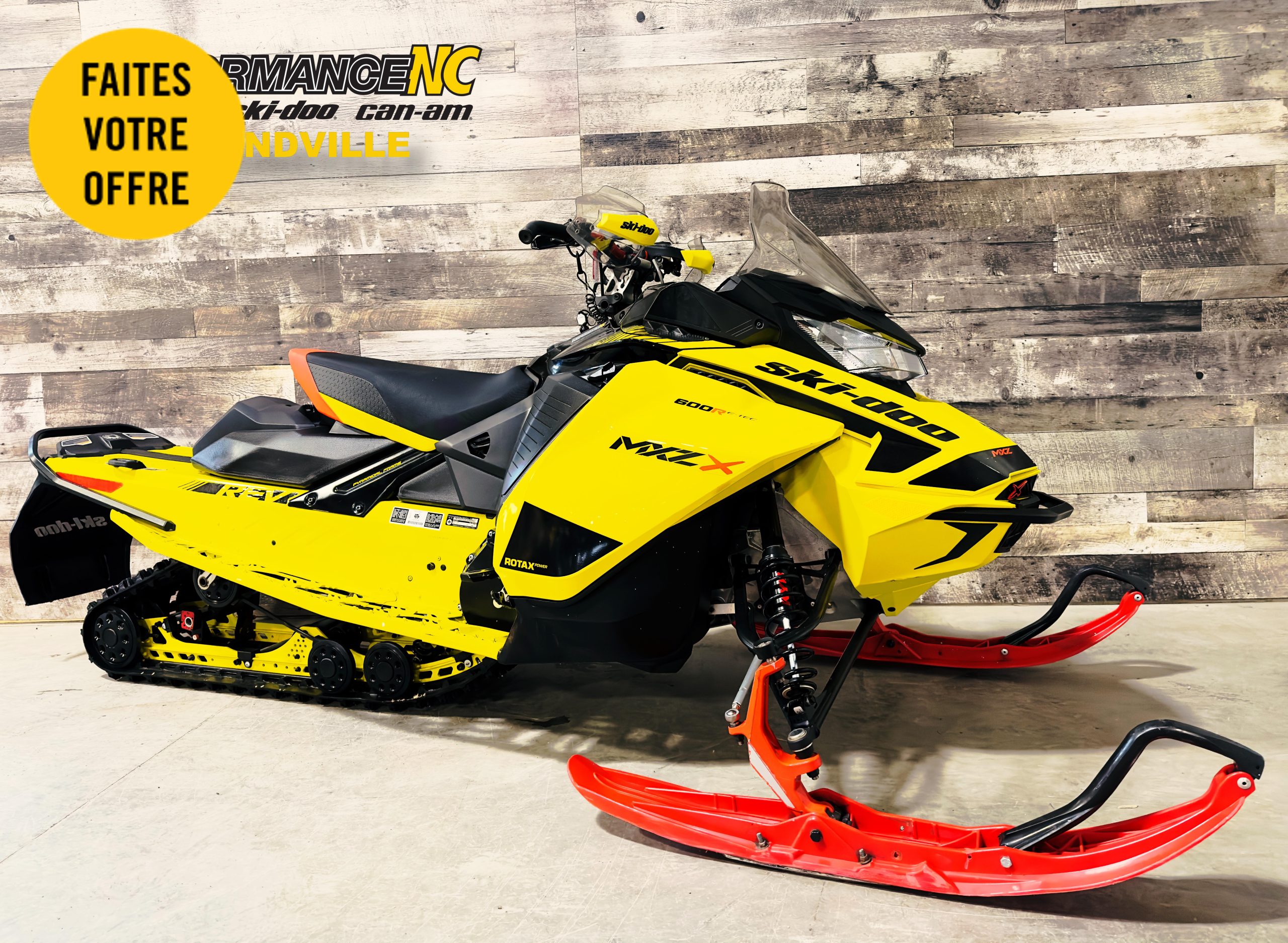 Motoneige SKI-DOO MXZ X 600R E-TEC 2020